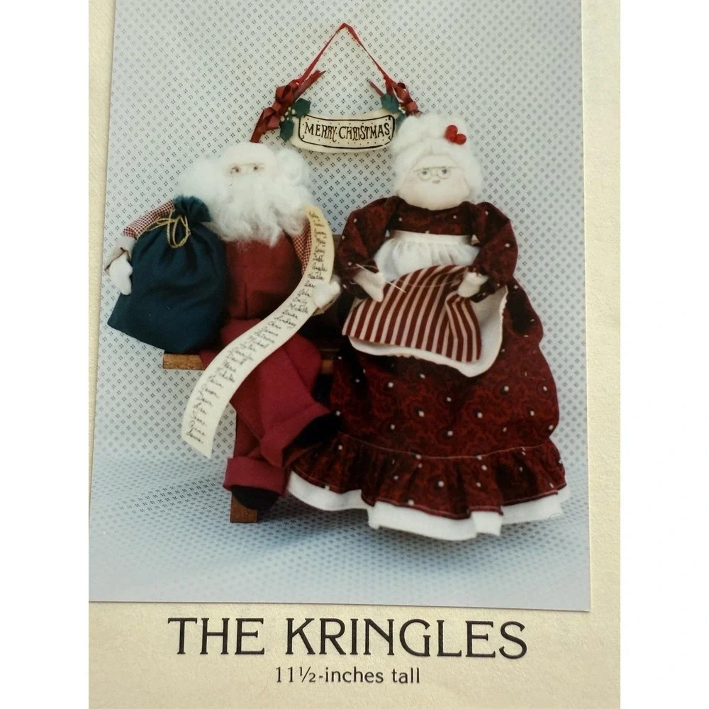 Twice As Nice Doll Sewing Christmas Craft Pattern ~The Kringles 11.5